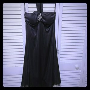 Bandeau style halter dress